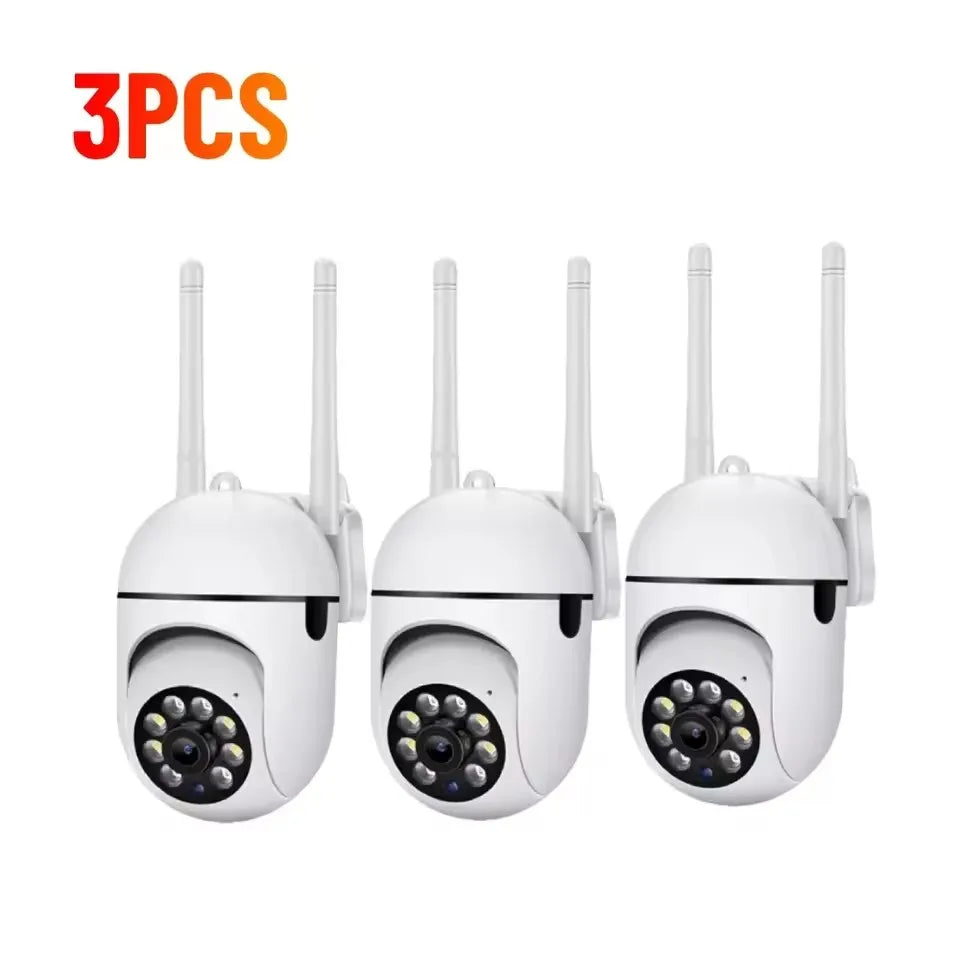 5MP WiFi Camera 2.4G Security Surveillance PTZ IR Night Vision Motion Detection Home Security Camera with 2 Antennas for Child