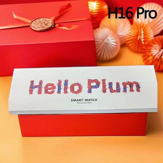 2025 H16 Pro AMOLED Smart Watch Hello Plum Sersies 10 Men DeepSeek Photo Album Smartwatch 46mm 1GB Local Music Bluetooth